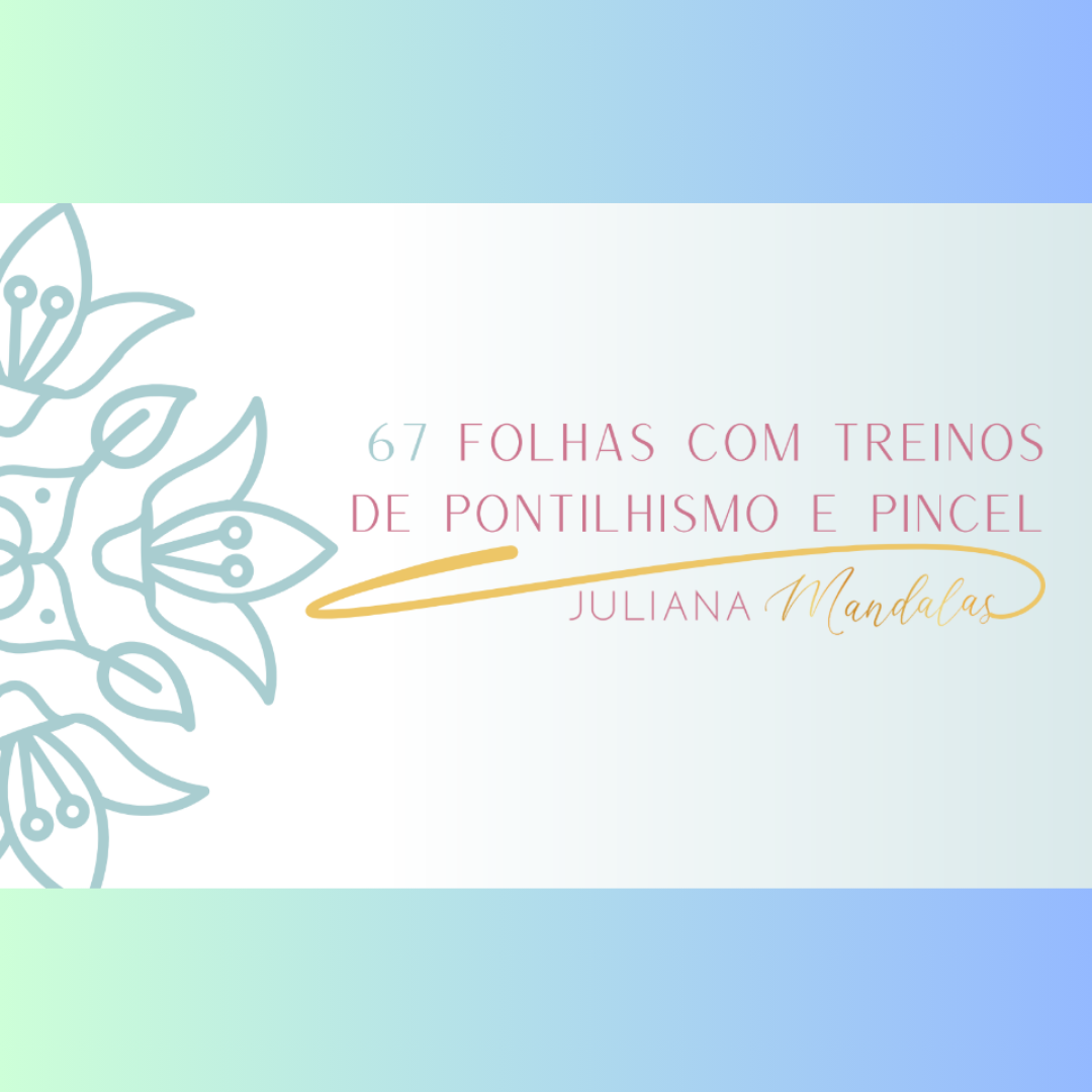como pintar mandalas em pontilhismo
